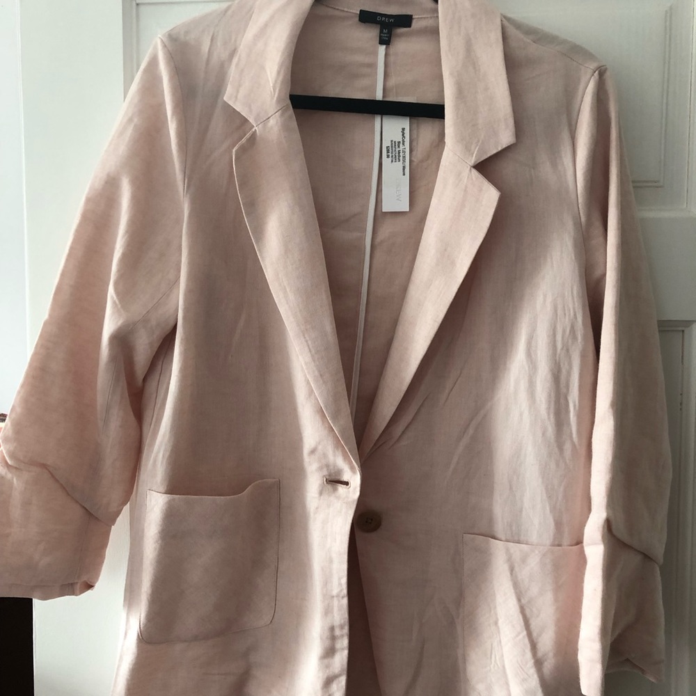 DREW Light Linen Blazer